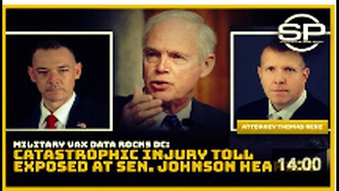 "Disturbing Military Vaccine Data Revealed at Senator Johnson's Catastrophic Injury Hearing"
