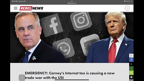 EMERGENCY: Carney's Internet tax is causing a new trade war with the US!