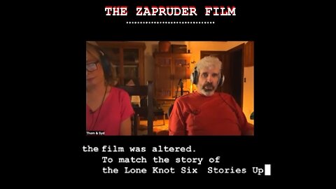 Wilkinson-Whitehead Interview on their Discovery the Zapruder Film Was Edited