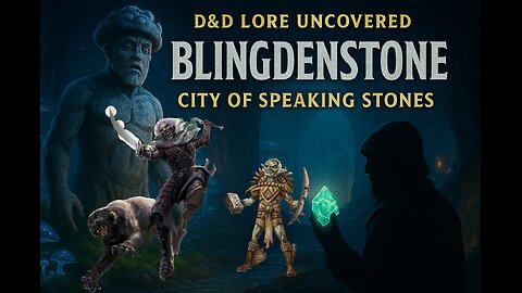 Underdark Cities Blingdenstone DnD 5e Faerûn 👀 #dungeonsanddragons #ttrpg