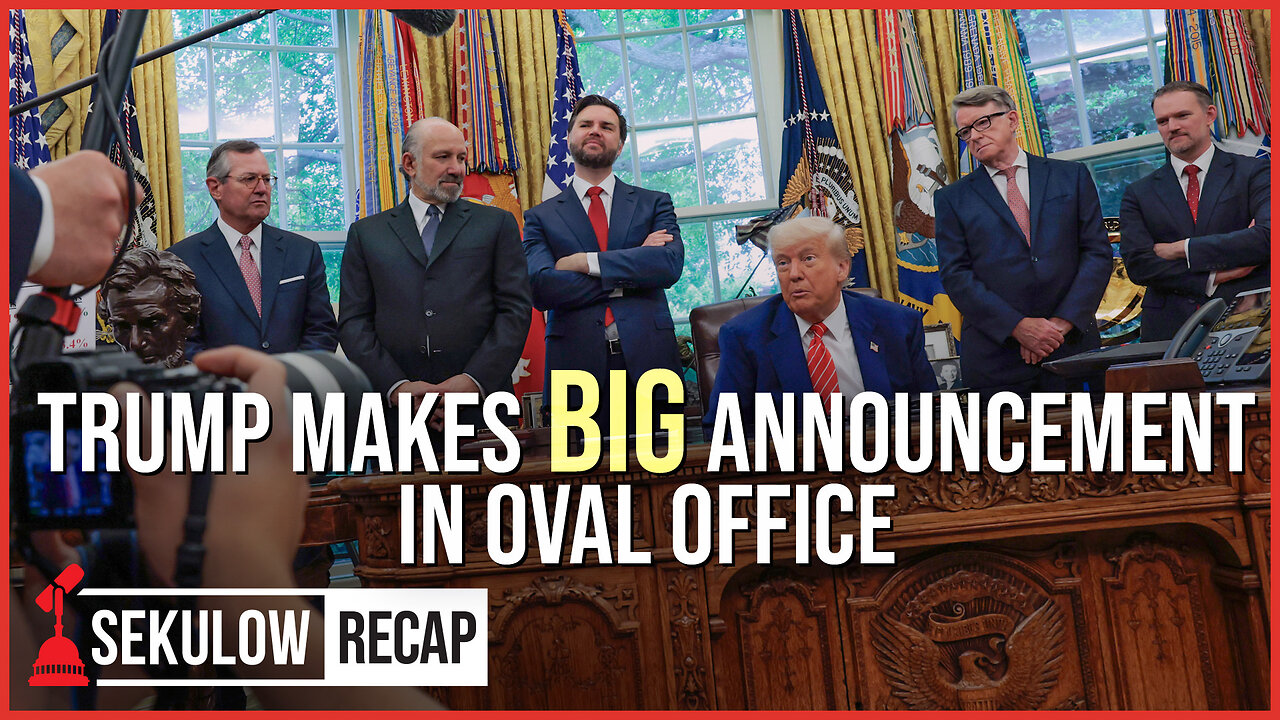 Trump Makes BIG Announcement in Oval Office