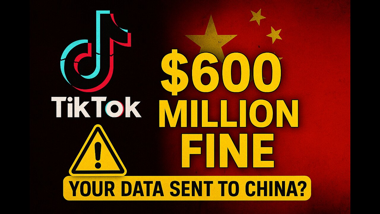 "$600 Million Fine! TikTok Caught Sending Data to China – Is Your Info at Risk?"