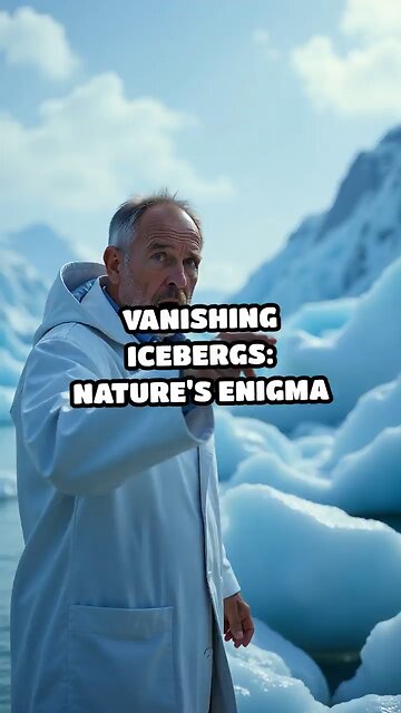 Vanishing Icebergs: Nature's Enigma