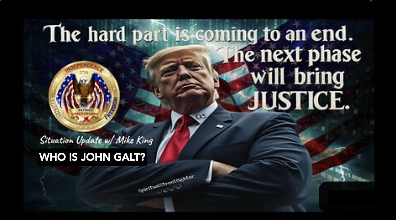 PATRIOT UNDERGROUND W/ WEEKLY Q YORK TIMES UPDATE. WHO IS John Galt?