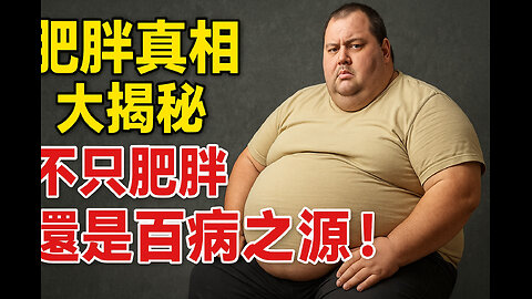 肥胖真相大揭秘：不只肥胖，還是百病之源！The Truth About Obesity: Not Just Fat, the Root of Many Diseases