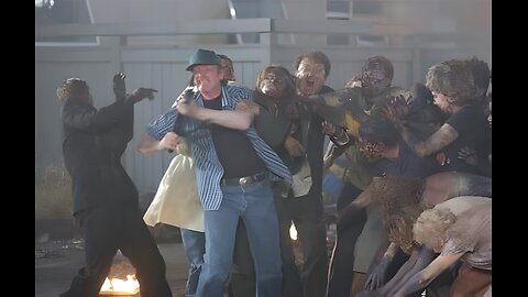 "Trapped for months on a rooftop, they’re surrounded by a zombie horde — and there’s no way out.