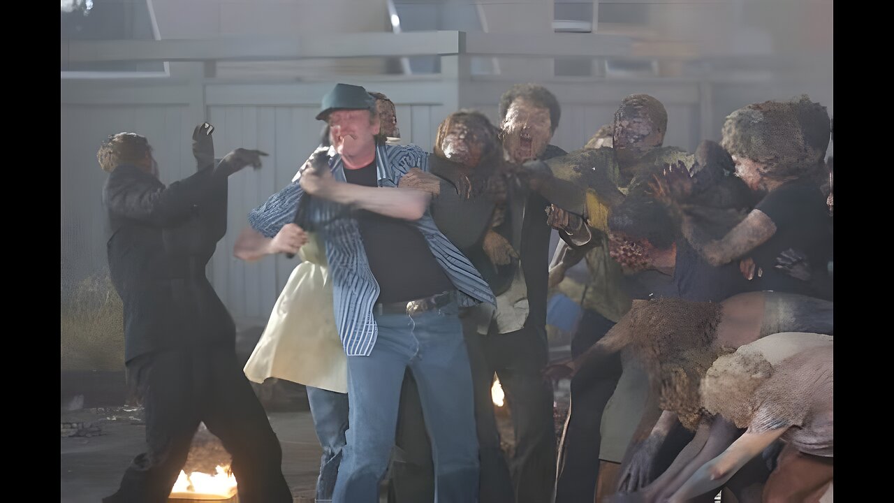 "Trapped for months on a rooftop, they’re surrounded by a zombie horde — and there’s no way out.