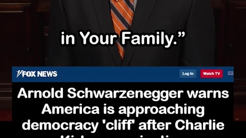 Arnold Schwarzenegger Very Upset by Charlie Kirk's Death