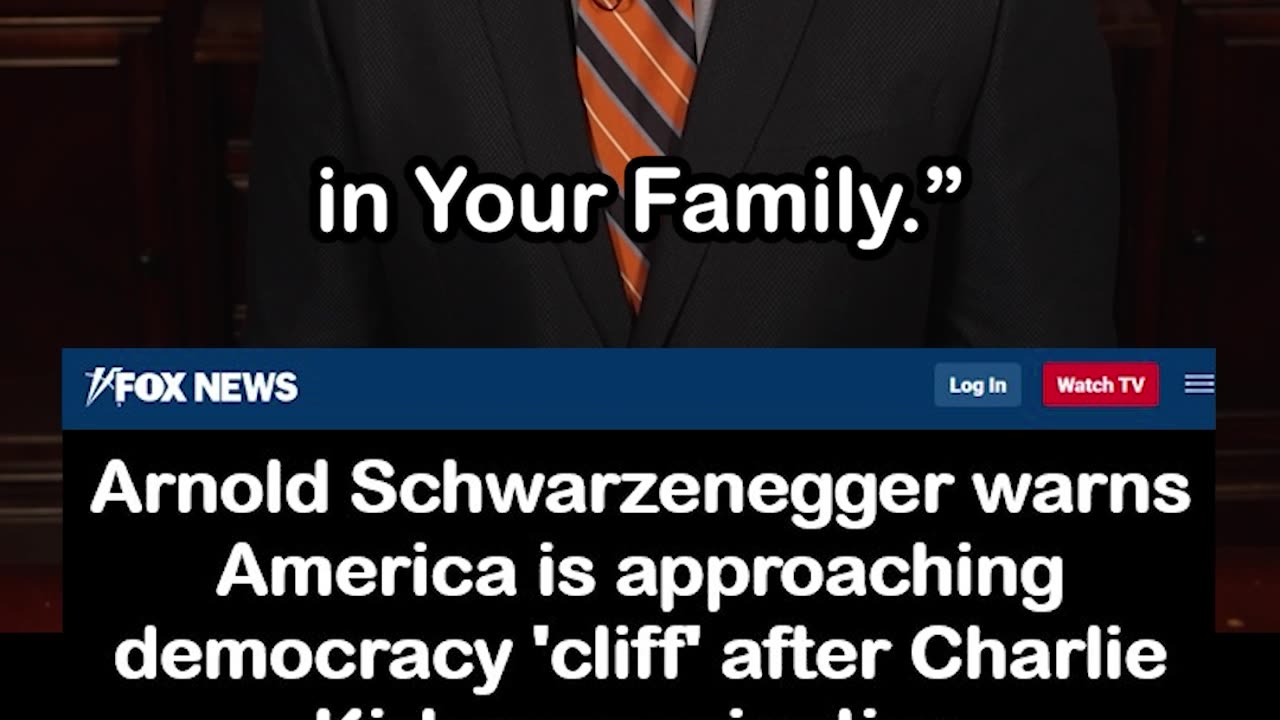 Arnold Schwarzenegger Very Upset by Charlie Kirk's Death