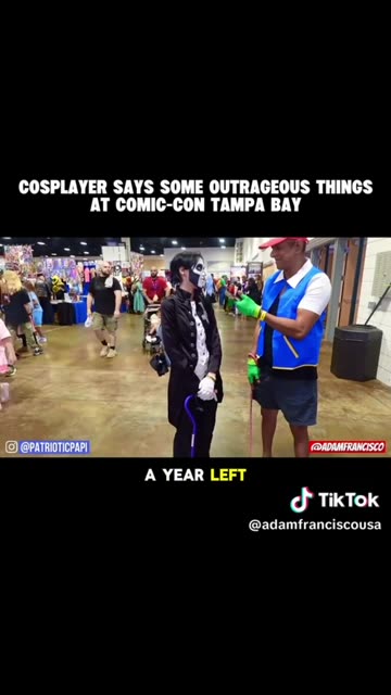 Cosplay says some outrageous things at comic-con Tampa Bay