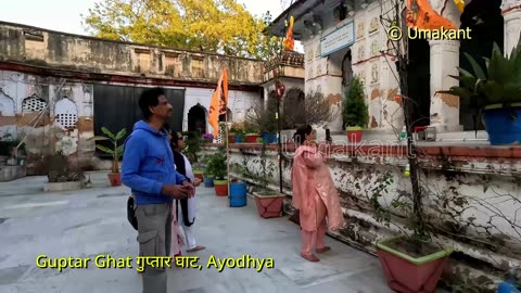 Ayodhya- Guptar Ghat (Part-2 of 2) Sarju River View, Temple Darshan, Cultural Program and Sunset