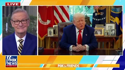 President Trump had a special message for Fox News’ Steve Doocy