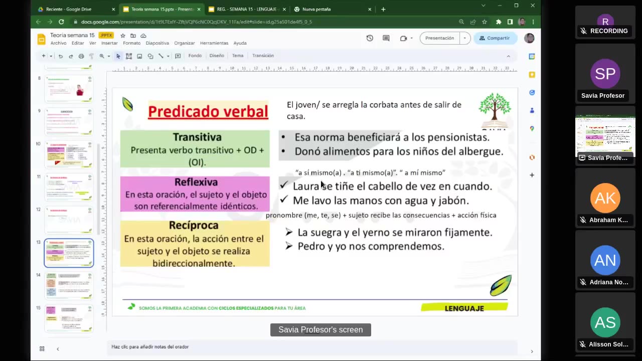 SAVIA SEMIANUAL 2024 | Semana 15 | Lenguaje