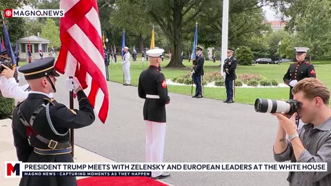 🇺🇸 President Trump Holds Peace Talks with Zelensky and European Leaders at the White House [LIVE]