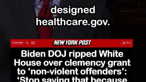 Biden DOJ Rebuked Biden White House Over Clemency Grants: 'Stop Saying It’s Nonviolent'