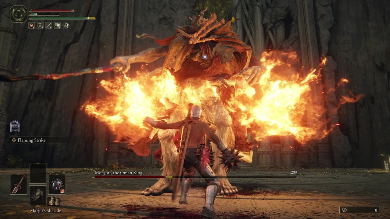 Hitless RL1 Morgott the Omen King (Elden Ring)