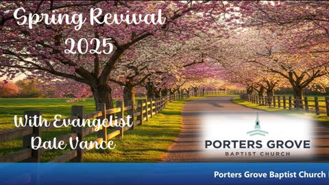 PGBC 4/27/25 Spring Revival Morning Svc w/ Evg. Dale Vance