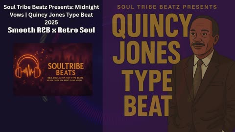 Soul Tribe Beatz Presents: Midnight Vows | Quincy Jones Type Beat 2025 | Smooth R&B x Retro Soul