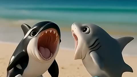 Tralaleritos vs Orcalero Orcala 💥 The Cutest Scream Battle in Italian Brainrot
