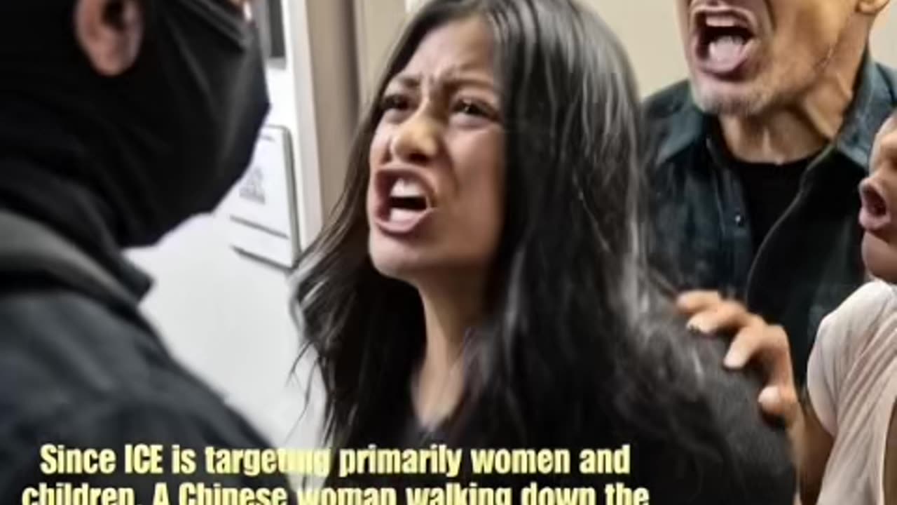 Woman walking down street with a children ran into ICE, what is your chance of getting arrest?