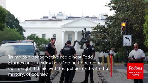 BREAKING NEWS 🚨Trump To Join Ride-Along With D.C. Cops Tonight
