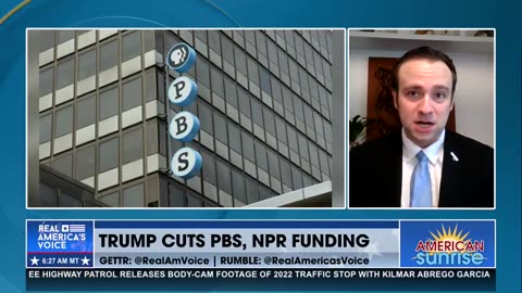 TRUMP SEVERS PBS AND NPR FUNDS
