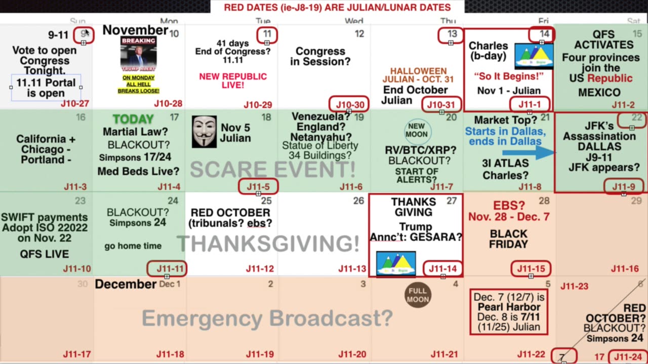 FINAL CALENDAR TWEAKS