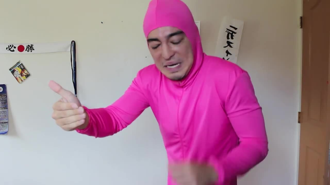 PINK GUY SINGS THRIFT SHOP