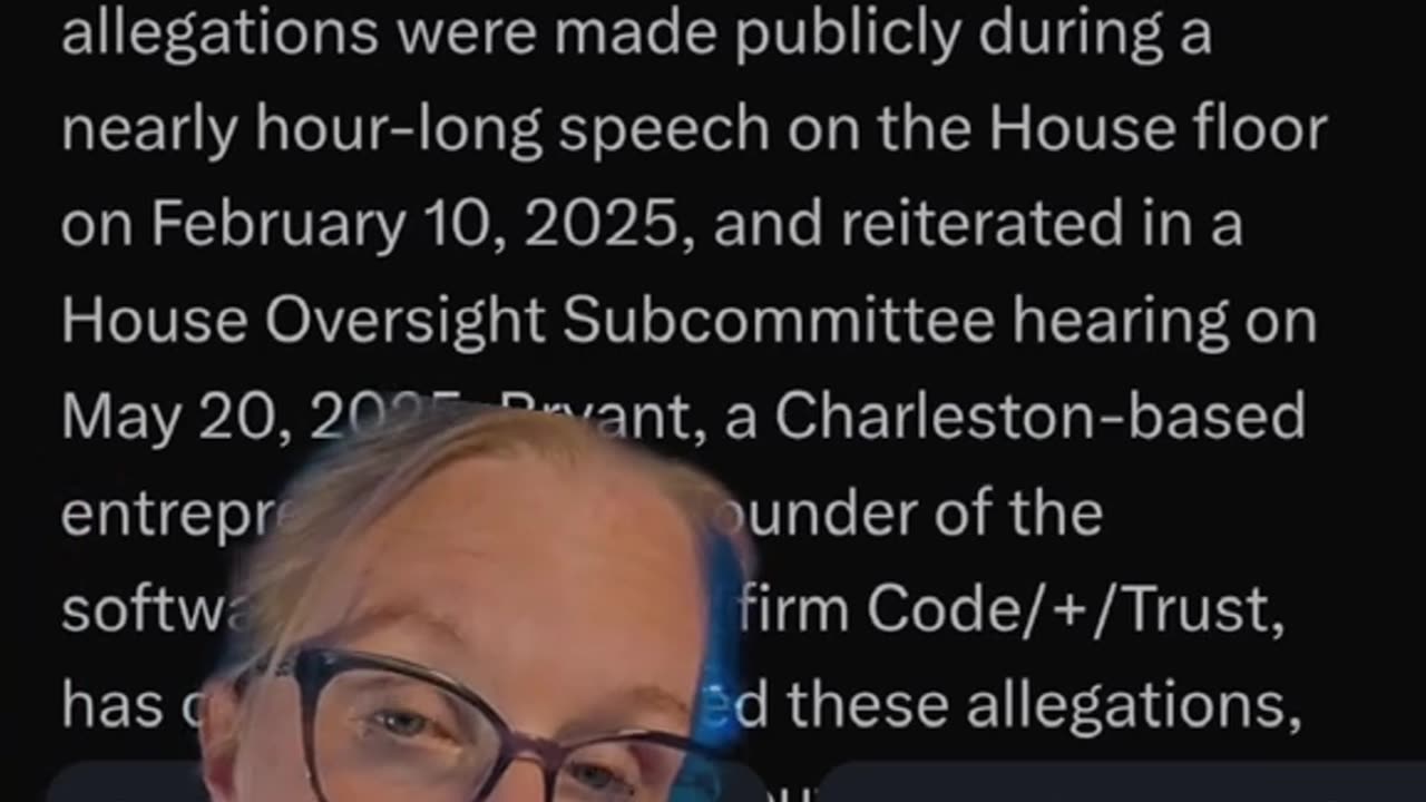 Shipwreck - Nancy Mace at it again