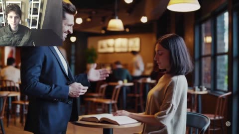 A Man Gets Rejected By A Woman In The Dating Market At A Coffee Shop Fake Video With Live Commentary