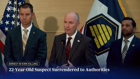 Suspect arrested in assassination of Charlie Kirk