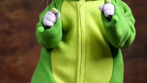 Dancing Cat Frog Costume 🐱🐧🐸 | Cute Cat Shorts #viral #cat #dance #shorts