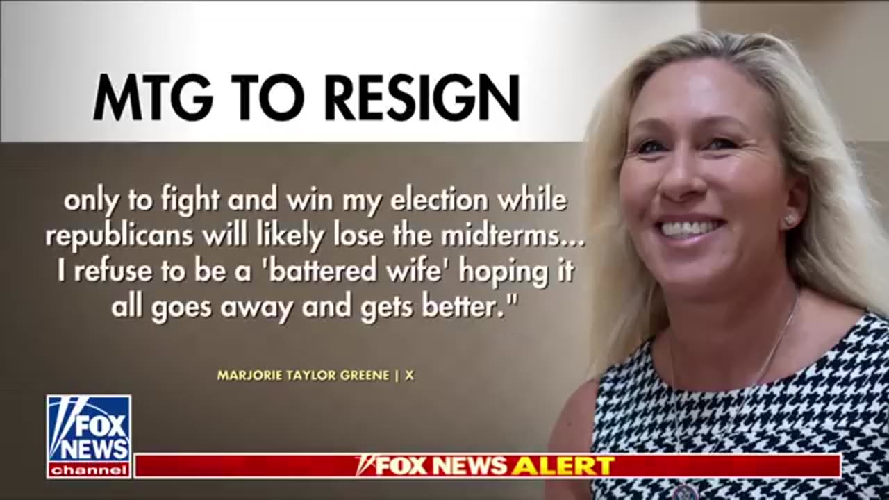 BREAKING_ Rep. Marjorie Taylor Greene resigns from Congress
