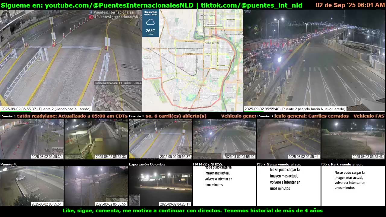 Puentes Internacionales NLD (Youtube / TikTok)