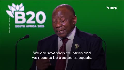 Respect our sovereignty — no bullying, no fear: Ramaphosa’s message ahead of the G20