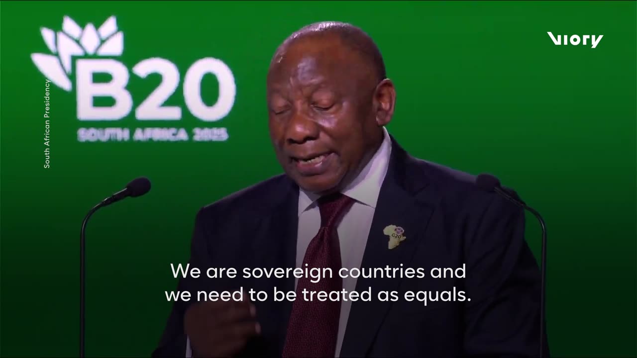 Respect our sovereignty — no bullying, no fear: Ramaphosa’s message ahead of the G20