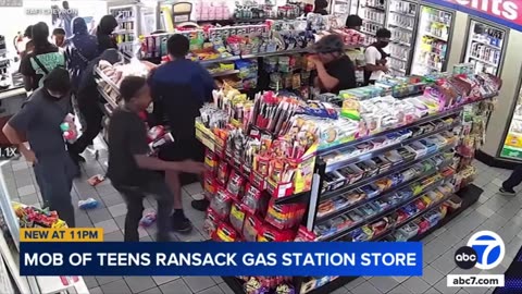 BREAKING - The LAPD refused to respond to a call of 25 “youths” robbing a Chevron gas station