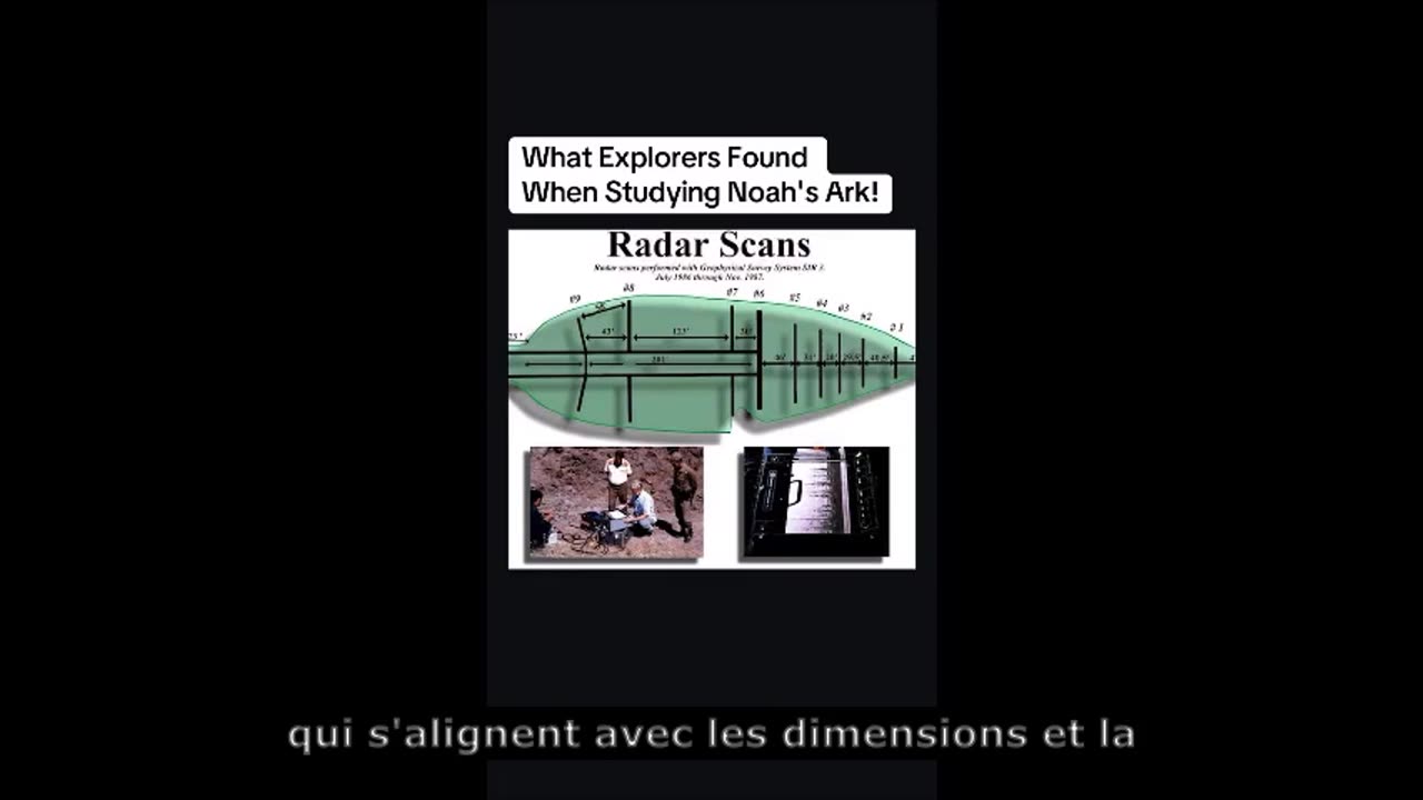 Ce que les explorateurs ont découvert en étudiant l'arche de Noé