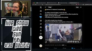 TheSaltyCracker: Lunatic Tries To Kill a Cop After Being Detained in Walmart for Stealing.......