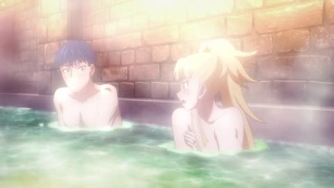 Anime Tales of Wedding Rings- When a shy girl enter the bath with a boy