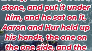 “Victory Through Lifted Hands” Exodus 17:11,12. #shortvideo #youtubeshorts #ytshorts #shorts #reels