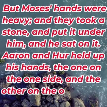 “Victory Through Lifted Hands” Exodus 17:11,12. #shortvideo #youtubeshorts #ytshorts #shorts #reels