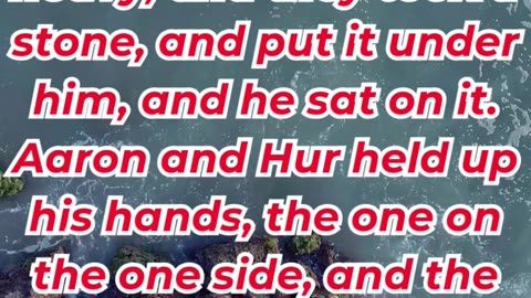 “Victory Through Lifted Hands” Exodus 17:11,12. #shortvideo #youtubeshorts #ytshorts #shorts #reels