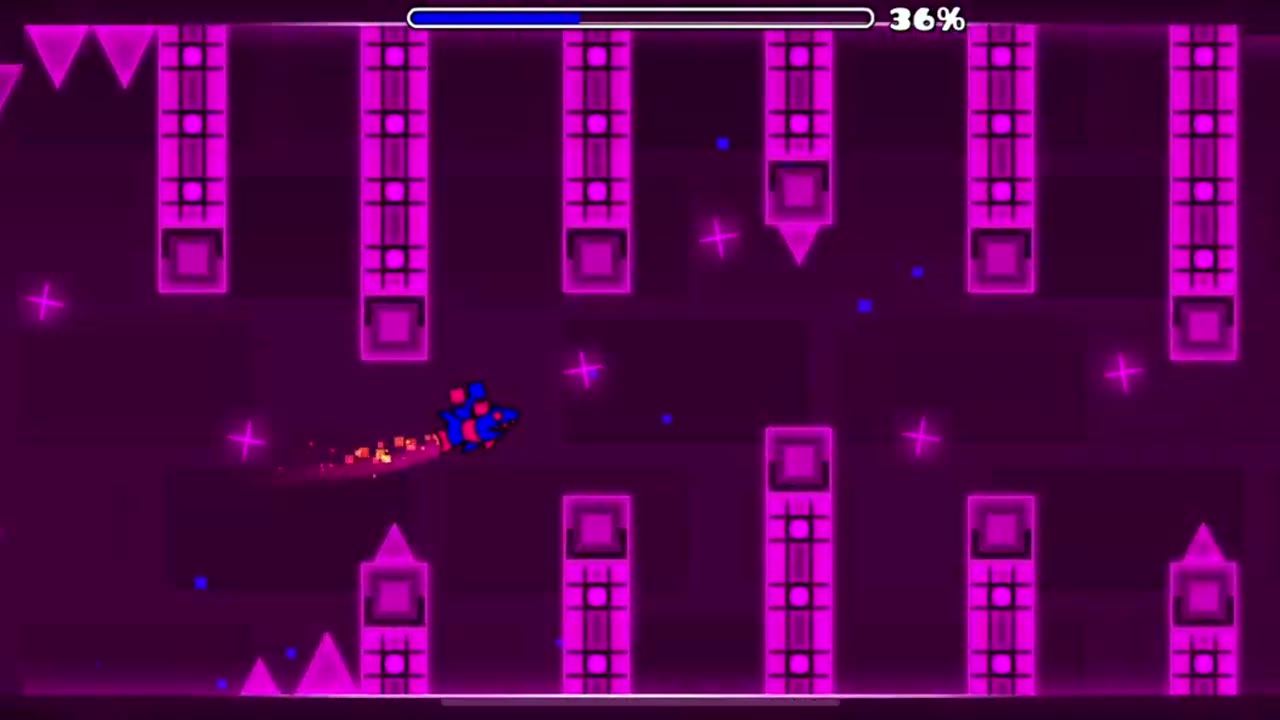 Geometry Dash - ‘glitter madness 2015’ | PhoenixGamePlay