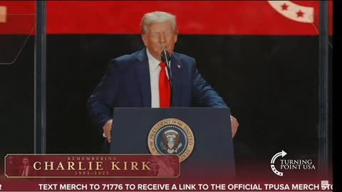 PRESIDENT TRUMP'S SPEECH AT CHARLIE'S MEMORIAL TODAY...
