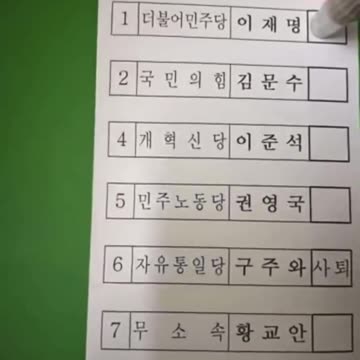 Chinese thieves cast ballots in South Korea.4