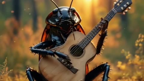 #ai #animal #music #bugistiktok #bugs #guitar #fyp #viral