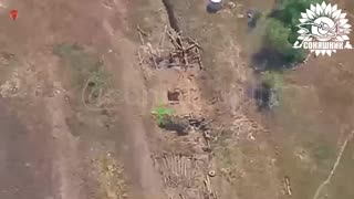 Ukrainian Mig-29 Sends Guided Bombs in Russian Trench Complex