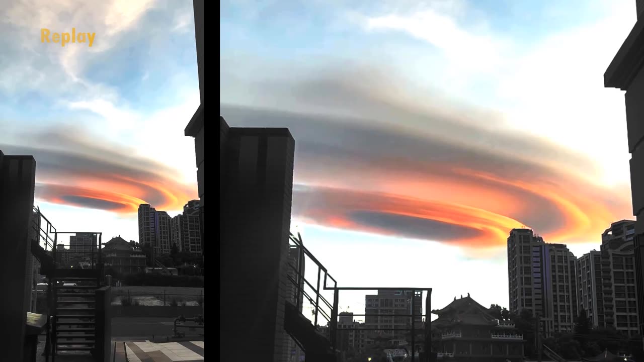 un moment mystérieux enregistré par le pilote