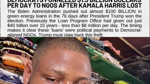 Democrats Funneled $1.3 Billion Dollars to NGOs Per Day